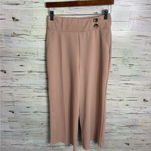 Miss Selfridge size 6 pink cropped Wide Leg Pants